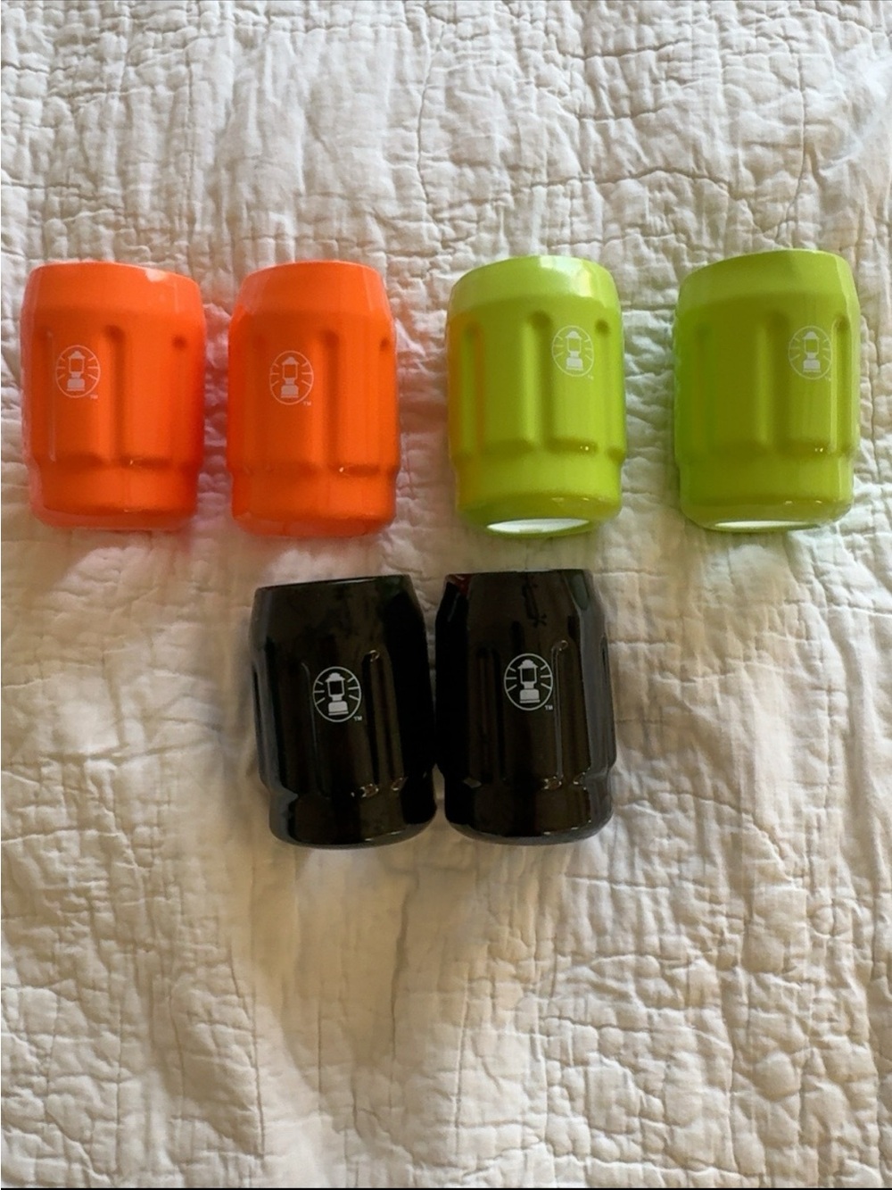 Vintage Coleman Lantern Insulated Can Holders – Set of 6 – Never Used 4” tall